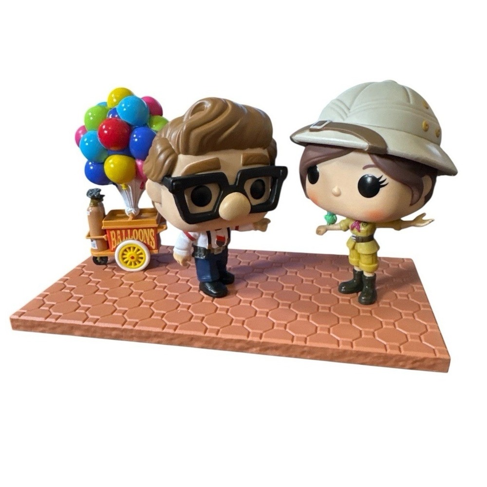 Funko Pop Carl & Ellie Balloon Cart #1152 BoxLunch Exclusive with Box